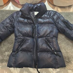 SAM.  Blue puffy jacket.  Size M